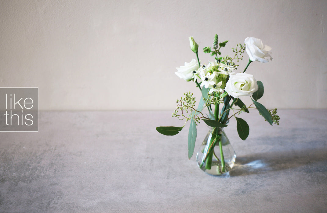 Pure White Mini Bouquet x 3