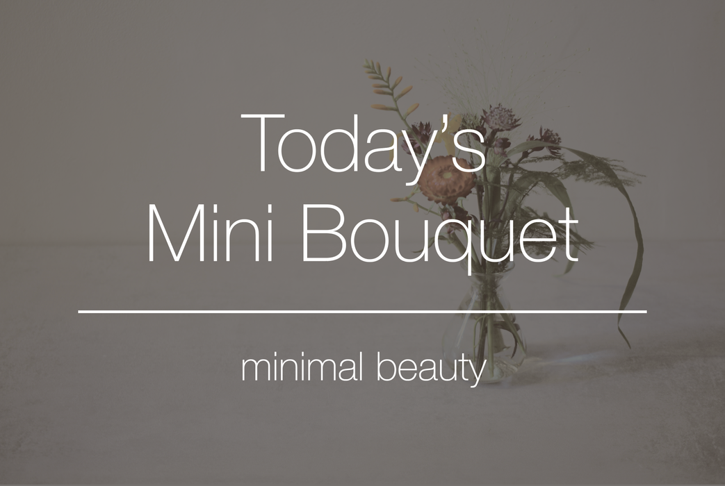 TODAY'S Mini Bouquet x 3